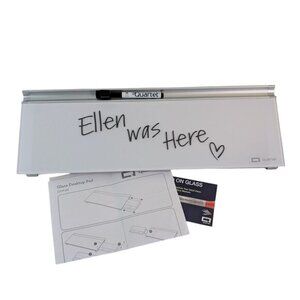 Quartet Desktop Glass Computer Pad 18x6 Ellen Be‎ Kind Box GDP186EL NEW
